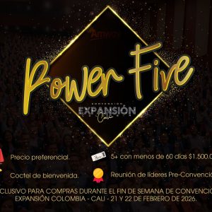 POWER FIVE - Junio 2026  LA SEDE LA ELIGES TÚ