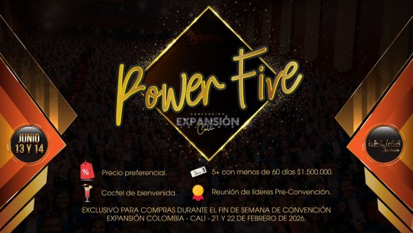 POWER FIVE - Junio 2026  LA SEDE LA ELIGES TÚ