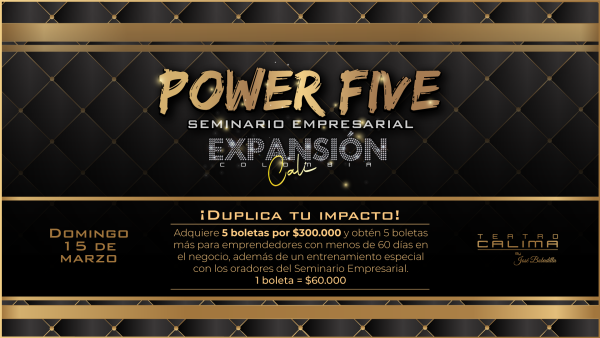 POWER FIVE SEMINARIO EMPRESARIAL MARZO - CALI