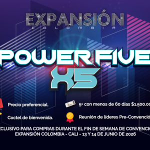 POWER FIVE - OCTUBRE 2026  LA SEDE LA ELIGES TÚ