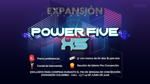 POWER FIVE - OCTUBRE 2026  LA SEDE LA ELIGES TÚ